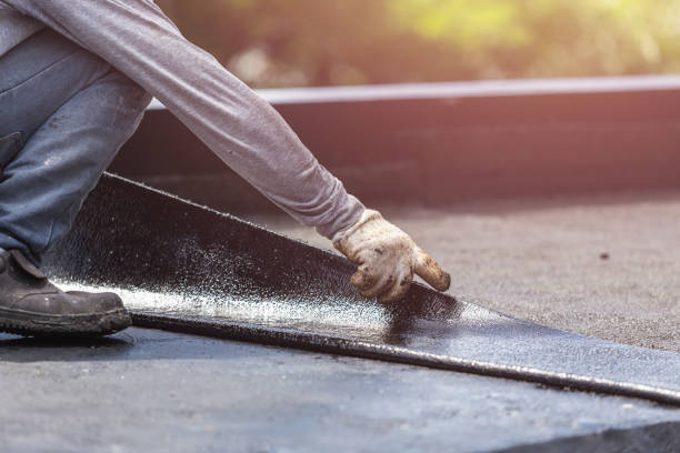 Professional Emergency Waterproofing technician working in Worthington, OH